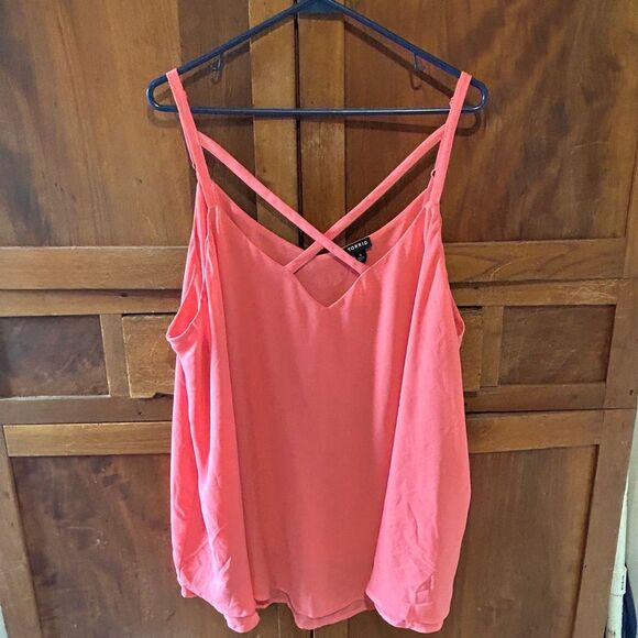 Torrid camisole blouse sleeveless adjustable size 4 - Picture 1 of 9